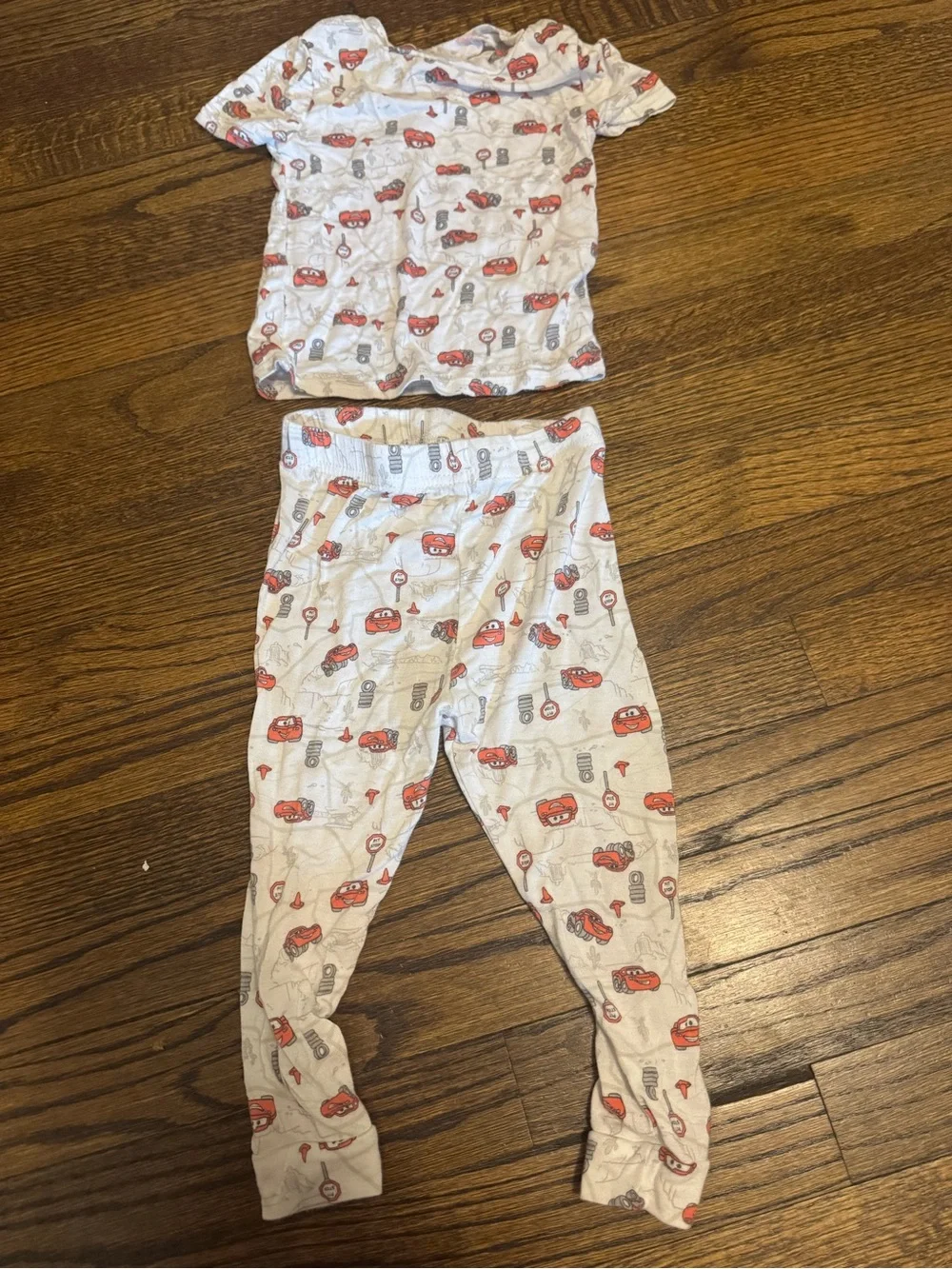 Disney Cars Bamboo Print Kids Pajama Set